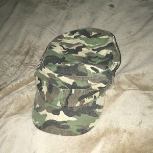 Bling rectangle camouflage vintage hat
